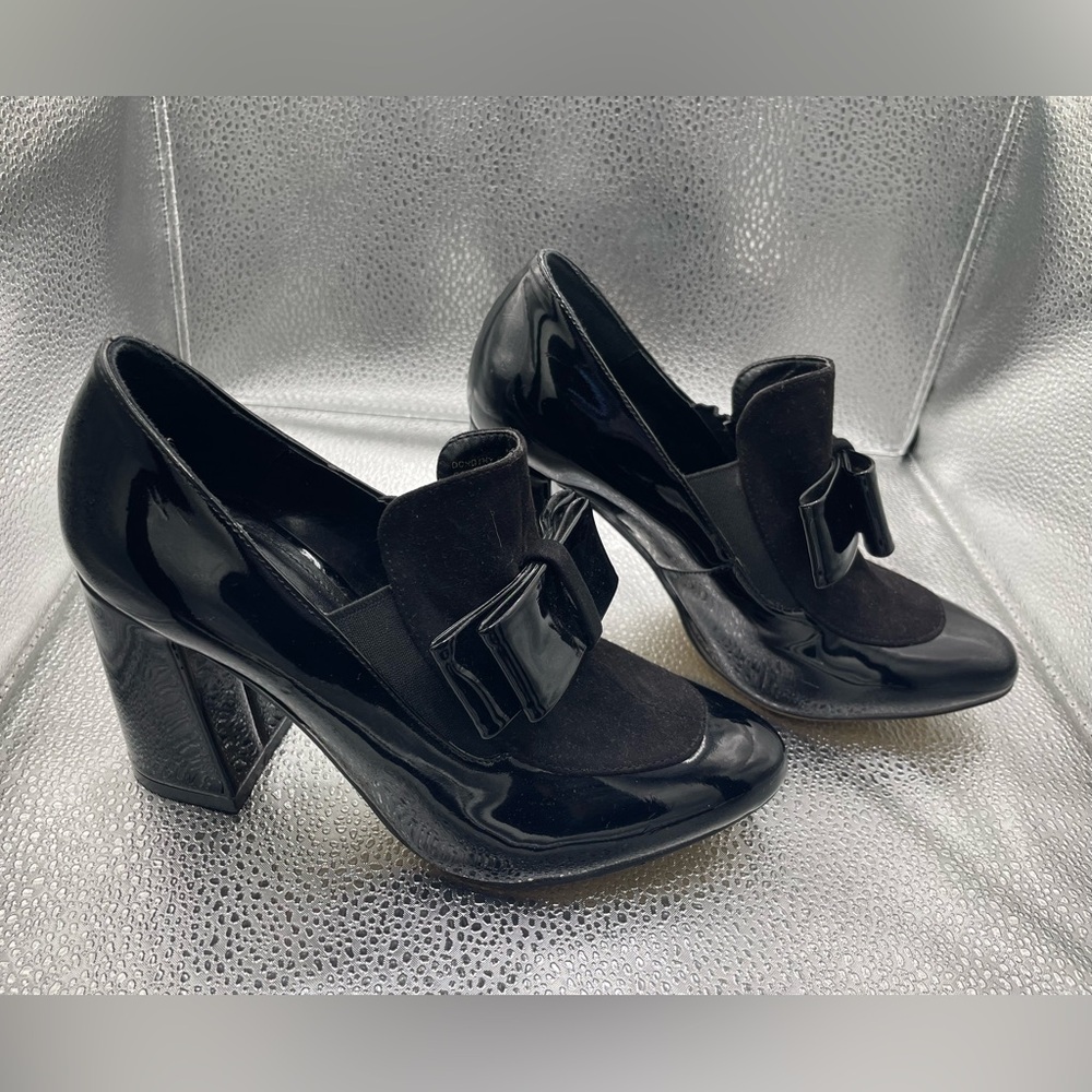 Dorothy Gaynor Block bow heels size 6